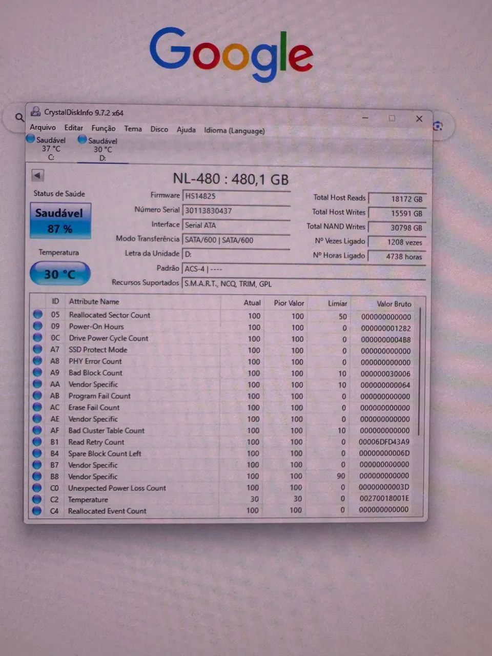SSD SATA 480GB  - Foto 3