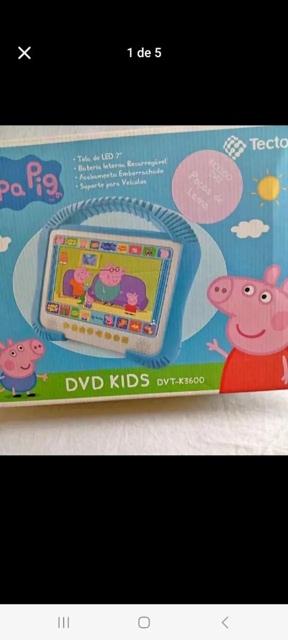 Dvd Tectoy. PEPA PIG.Completo e conservado.  - Foto 4