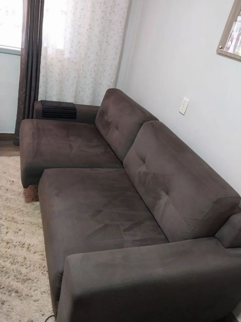 Sofá marrom escuro  - Foto 4