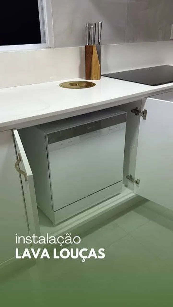 Instalação de lava louça