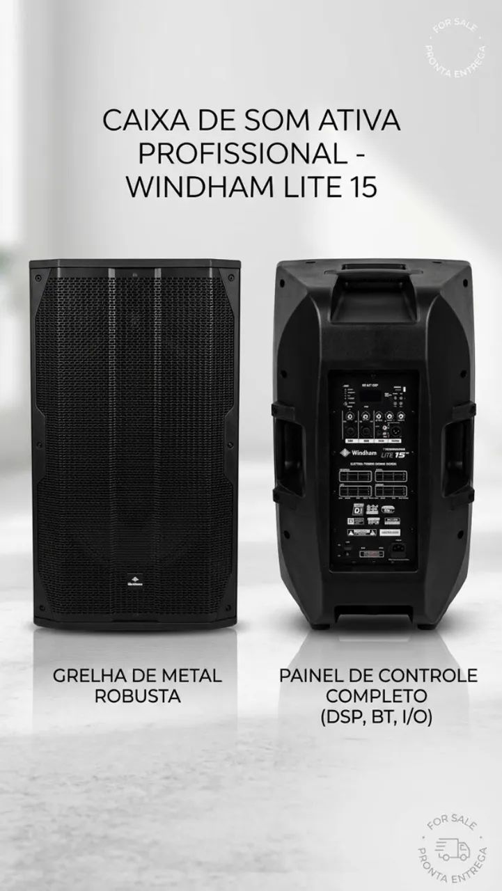 PA - CAIXA ATIVA - AMPLIFICADA - WALDMAN TOURCAB LITE 15