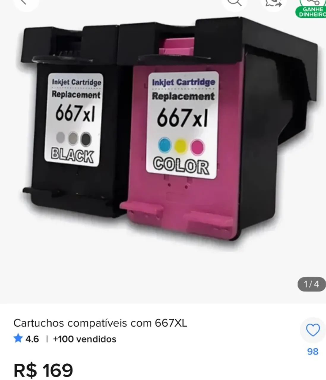 Cartucho impressora 