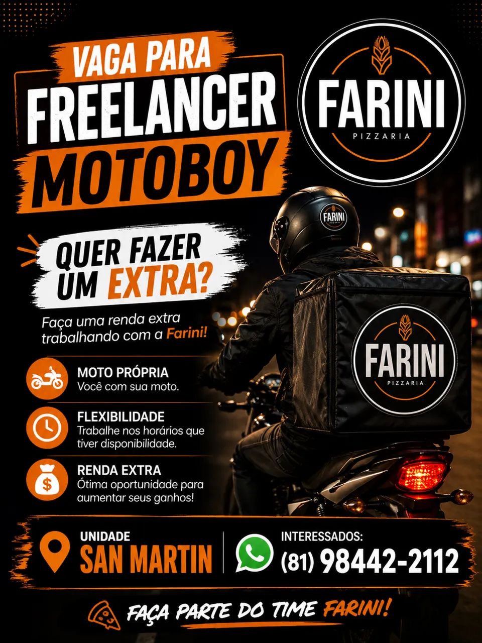 VAGA PARA FREELANCER MOTOBOY