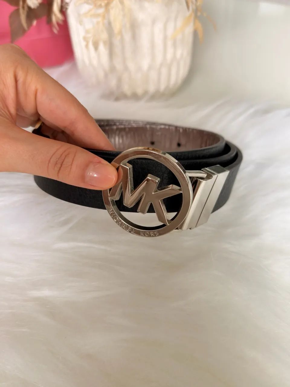 Cinto Michael Kors preto 