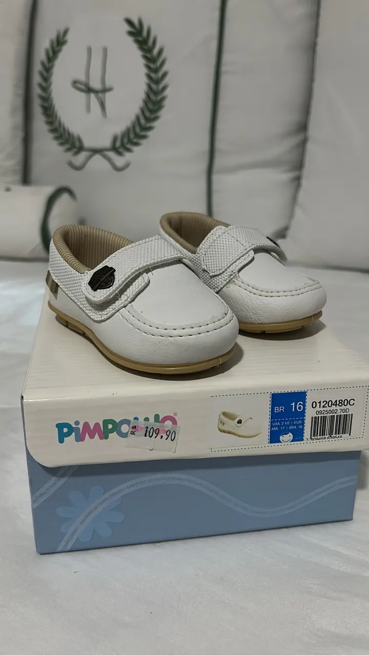 Sapato para batizado 