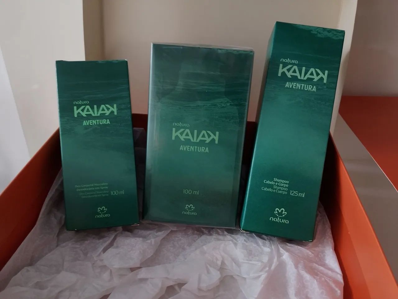 Kit completo Natura NOVO nunca usado,com perfume 100ml - Foto 5