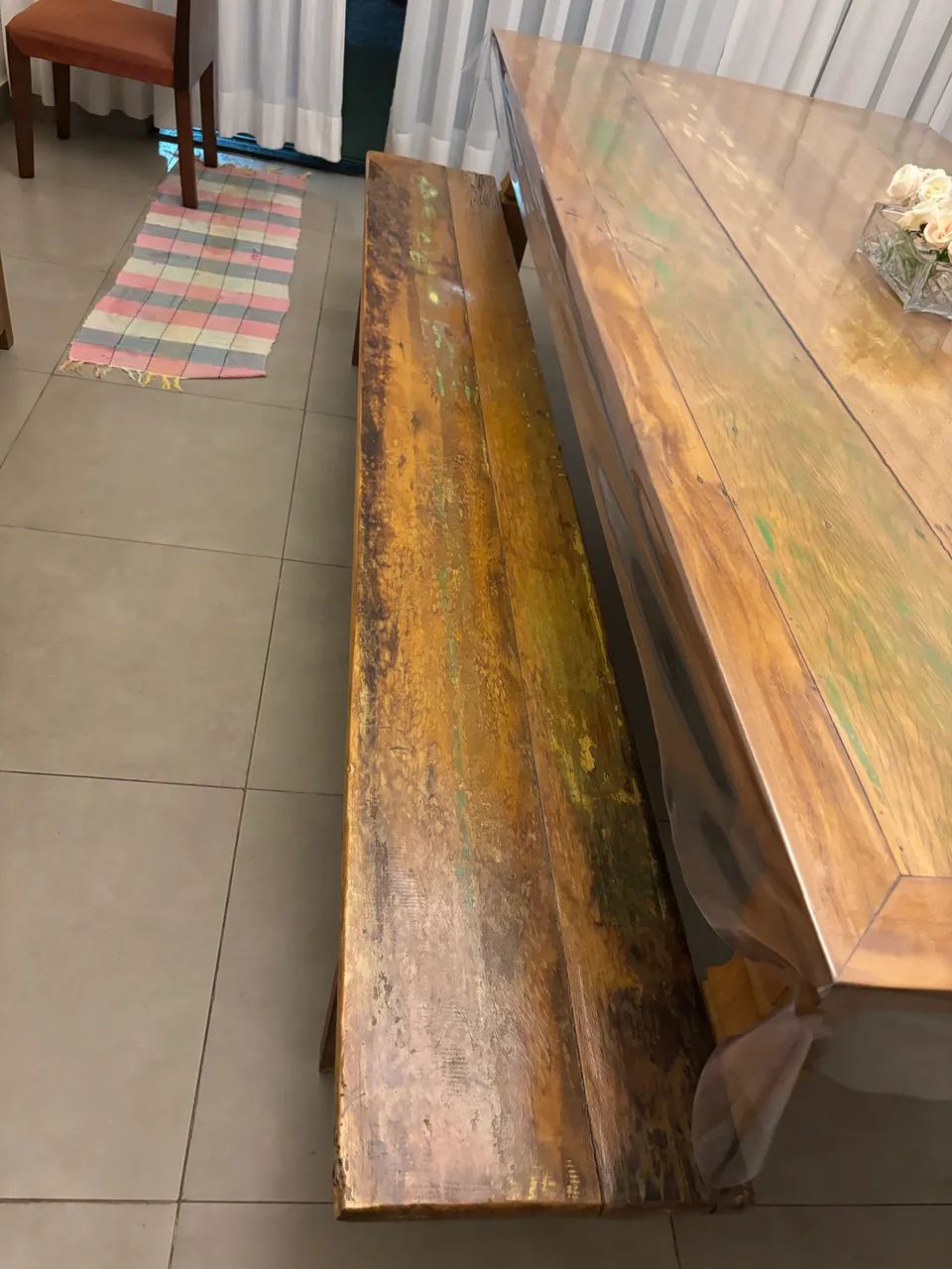 Mesa madeira de demolição  - Foto 2