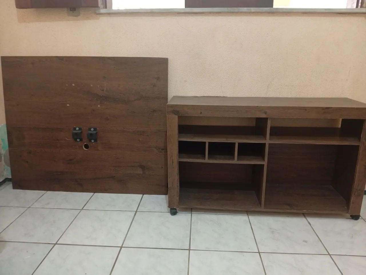 Rack com painel