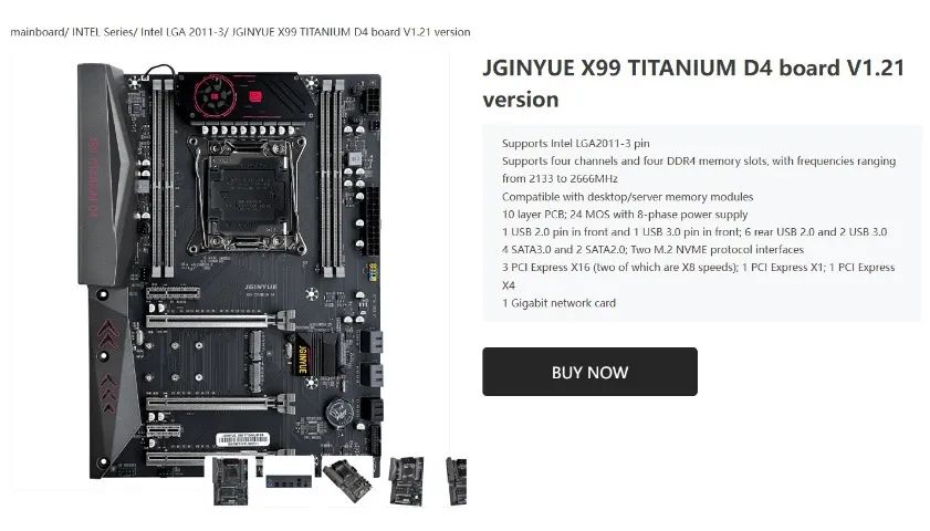 Kit Upgrade: Xeon E5-2640 v3 + Placa Mãe X99 Titanium D4 - Peças