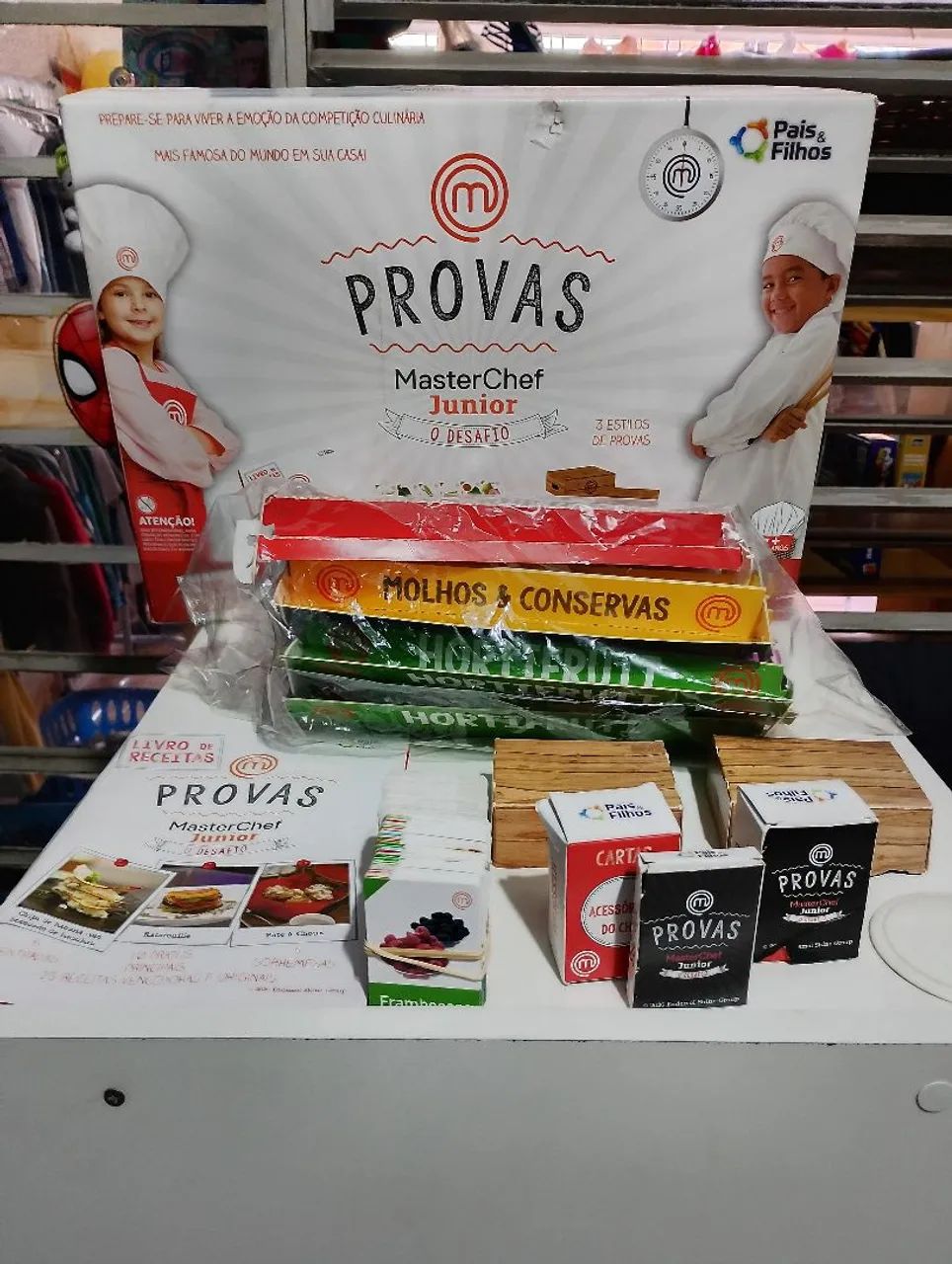 Jogo de tabuleiro Masterchef Junior