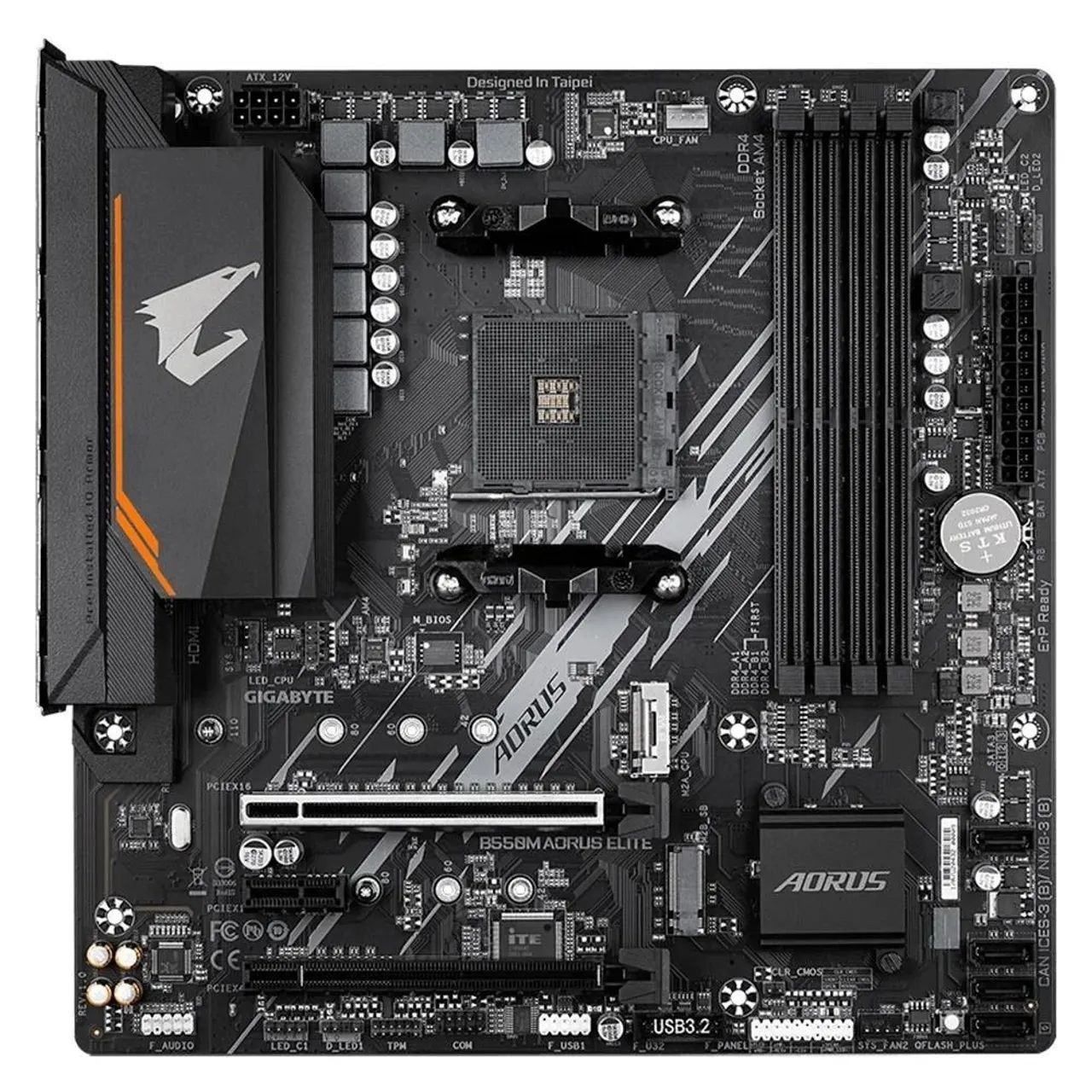 Placa Mãe GigaByte / B550M Aorus Elite (rev. 1.0) - Foto 2