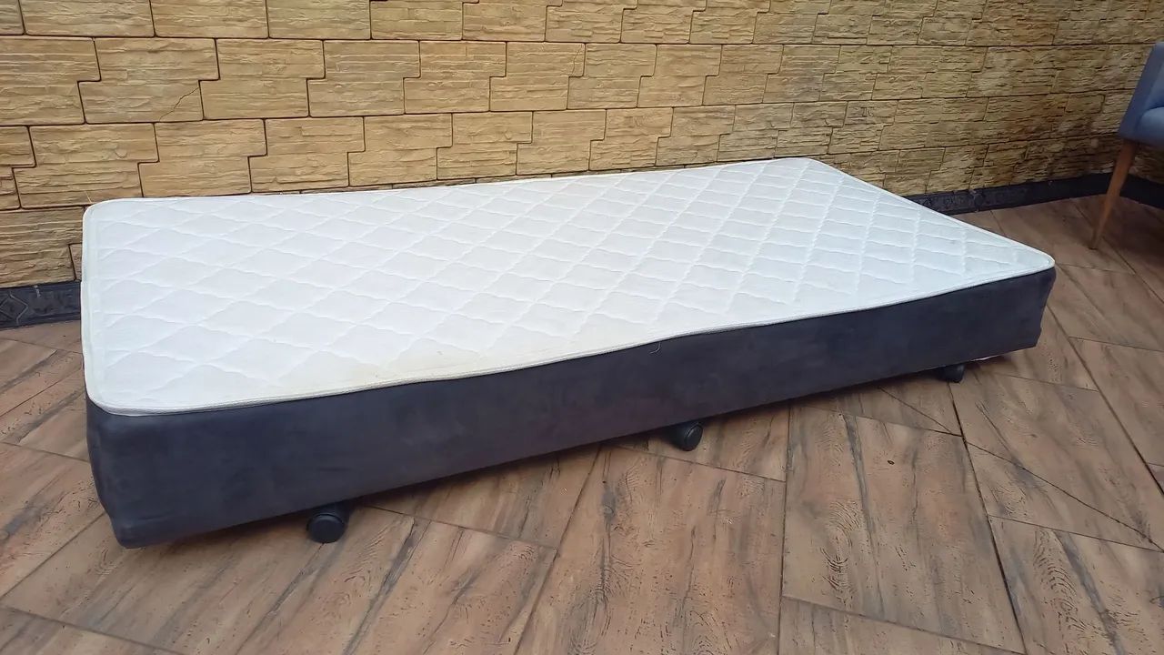 Entrego : Cama auxiliar com colchão de molas embutido  - Foto 2