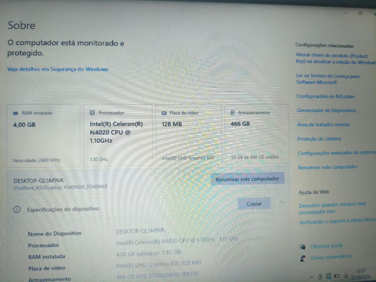 Notebook Asus vivobook  - Foto 3