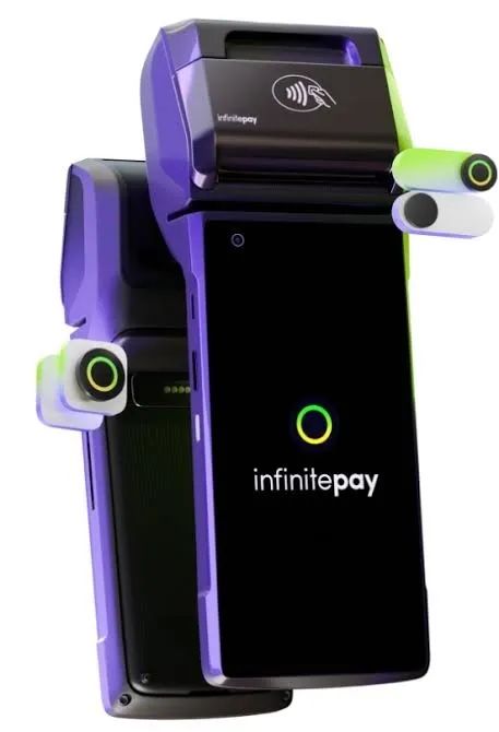 maquineta da infinitypay pouco usada - Foto 2