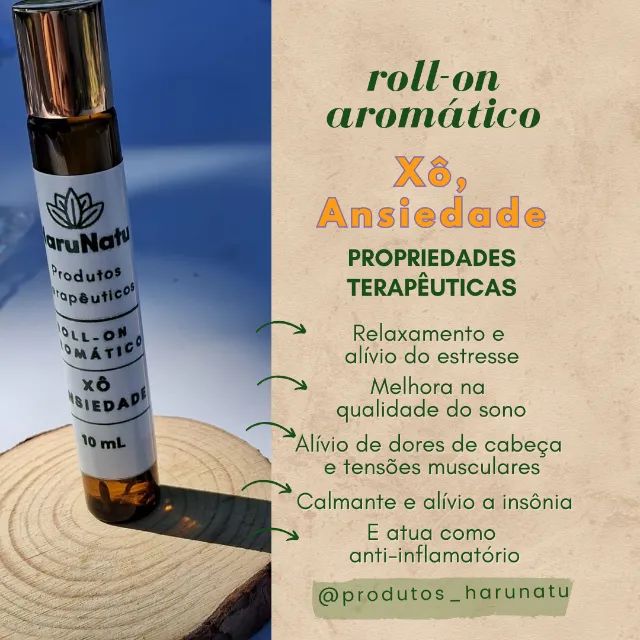 Roll-on Terapêutico Xô, Ansiedade - Aromaterapia -  - Foto 2