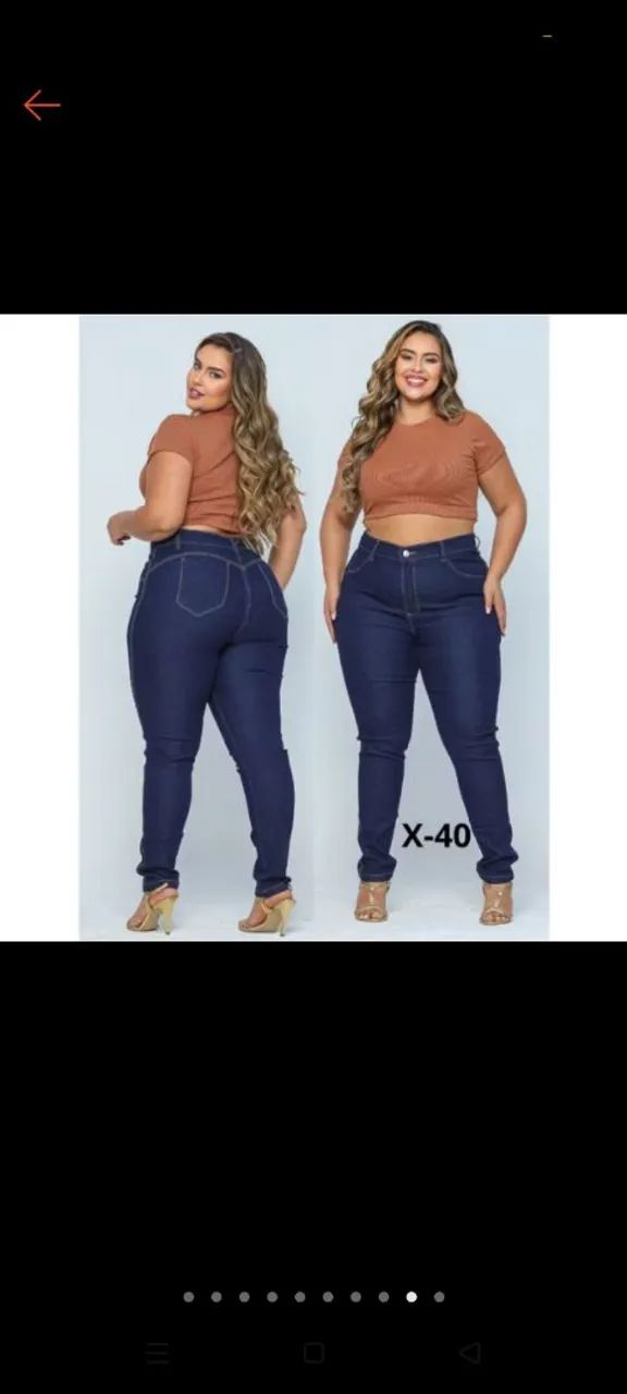 Calça jeans feminina 56 (nova com etiqueta)