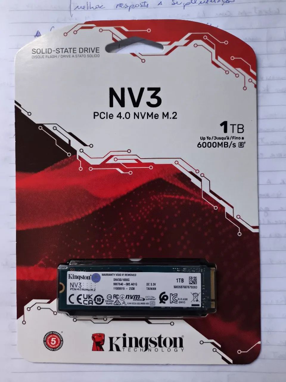 SSD KINGSTON NV3 - 1 TB