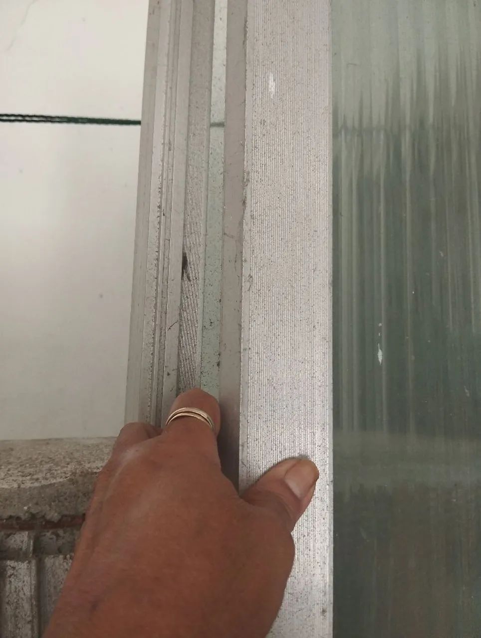 Porta duas folhas de vidro 