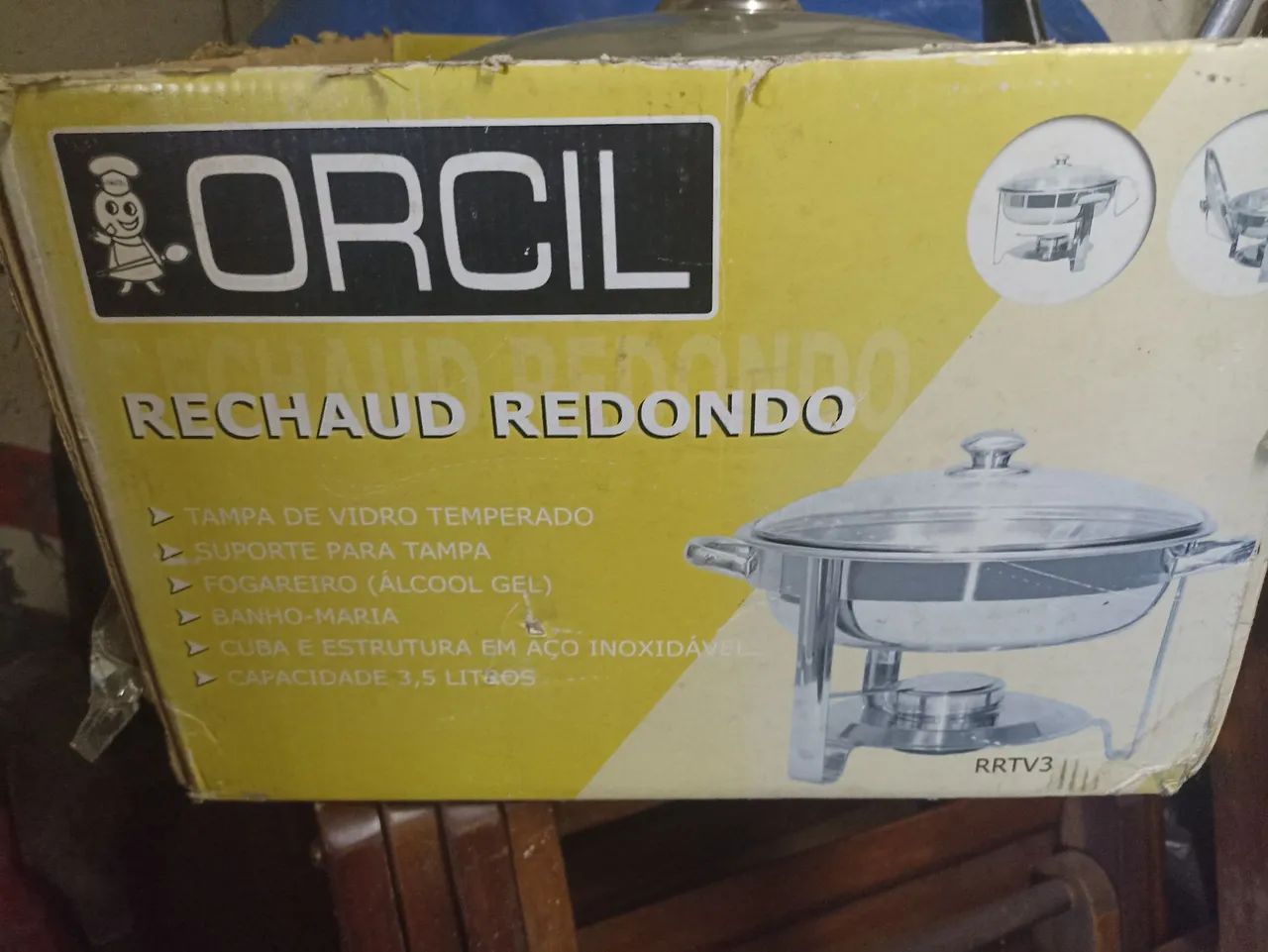 Orcil rechaud redondo barato demais - Foto 4
