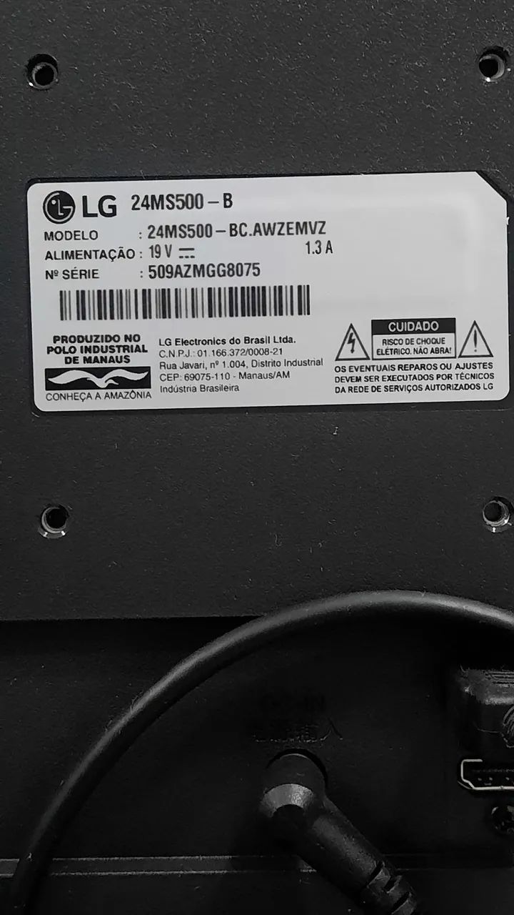 MONITOR LG 24PL - SEMINOVO - Foto 4