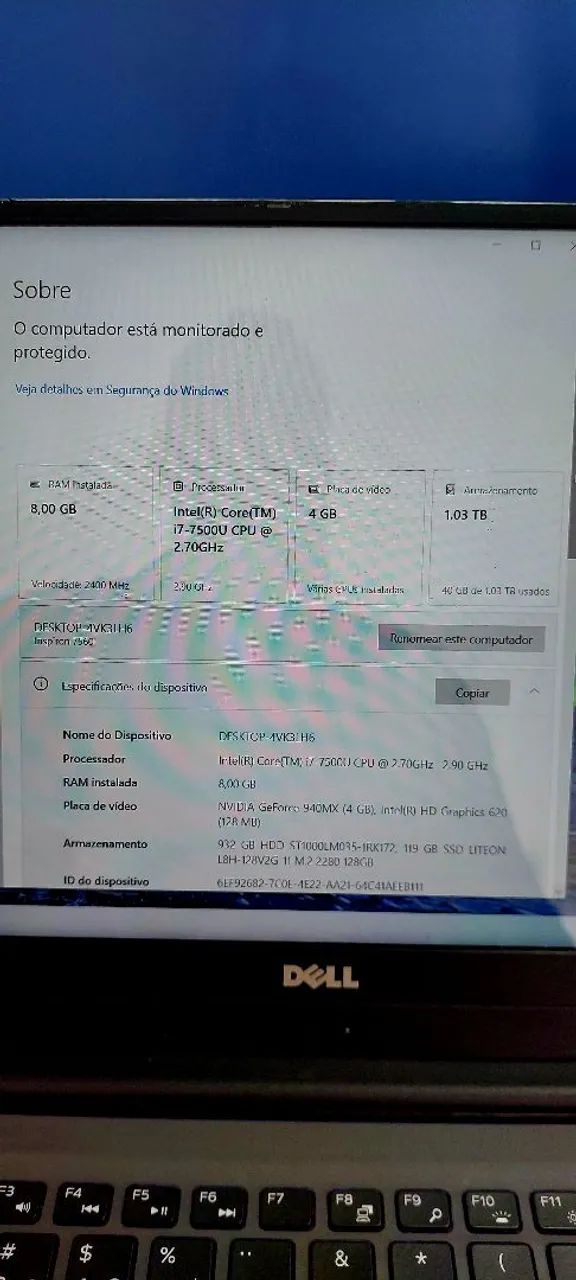 Vendo notebook Dell I7 - Foto 5