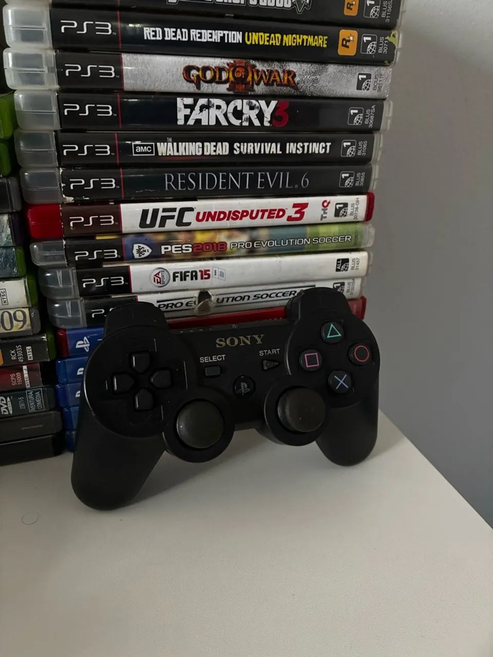 Controle PS3 + jogo original  - Foto 4