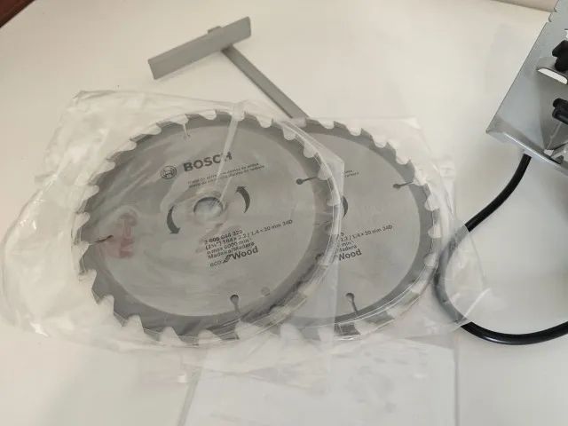 Serra Circular Bosch GKS 150 1.1/4" 184mm 220v impecável - Foto 5