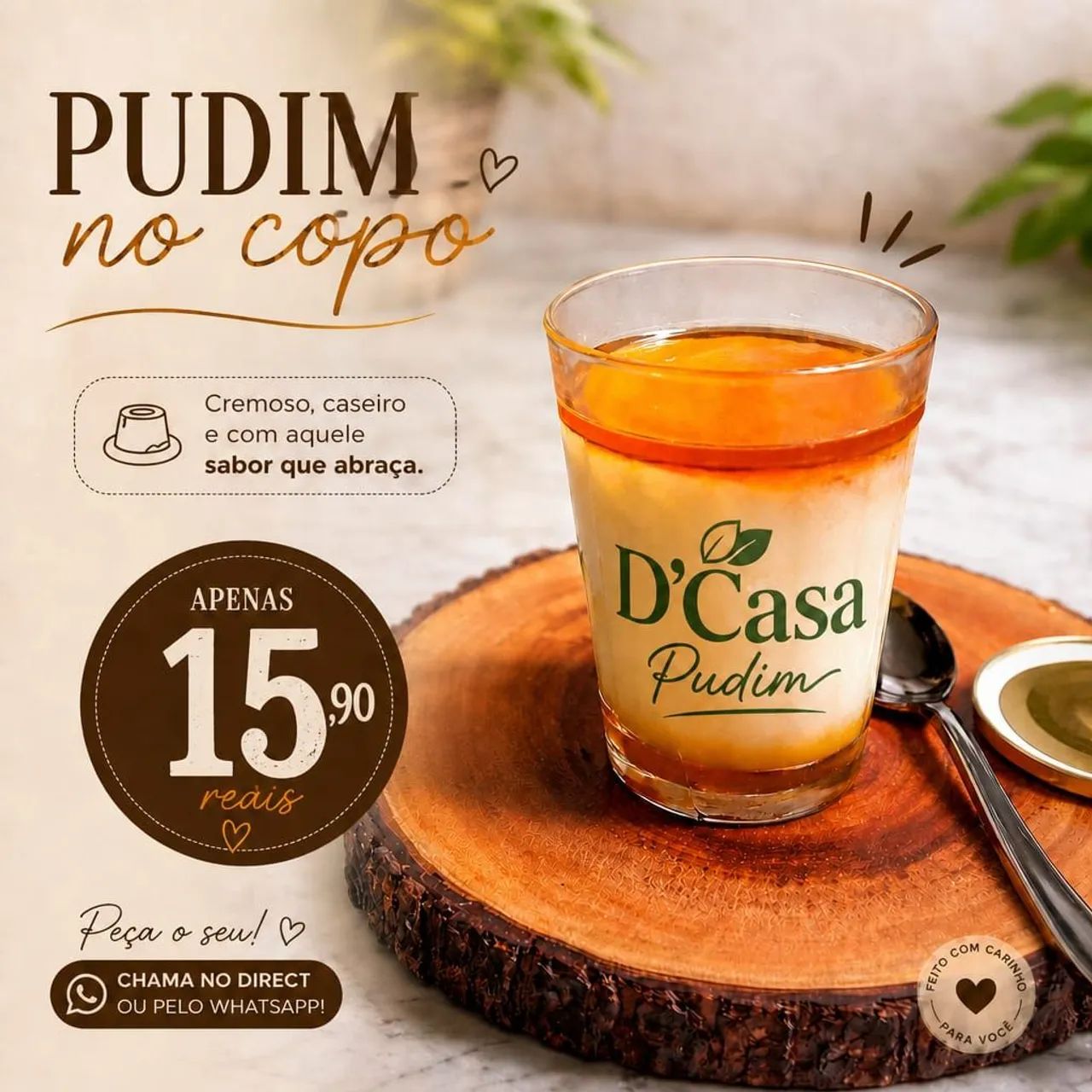 Pudim no copo americano  - Foto 2