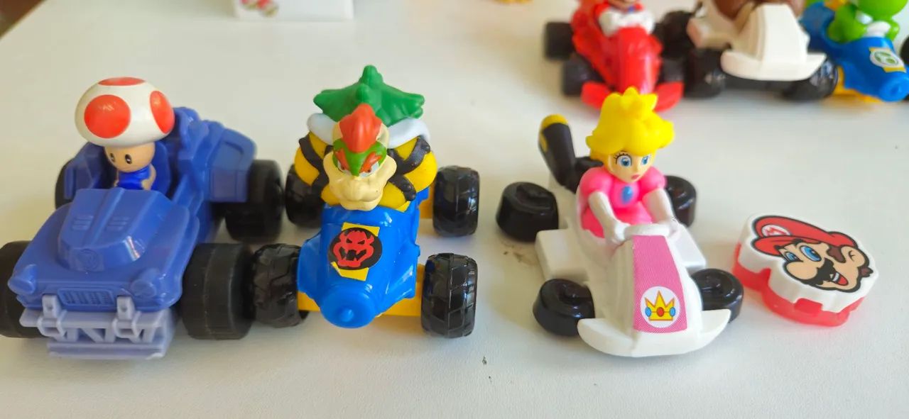 Lote Coleção Mario Kart McDonalds Bonecos Nintendo - Foto 3