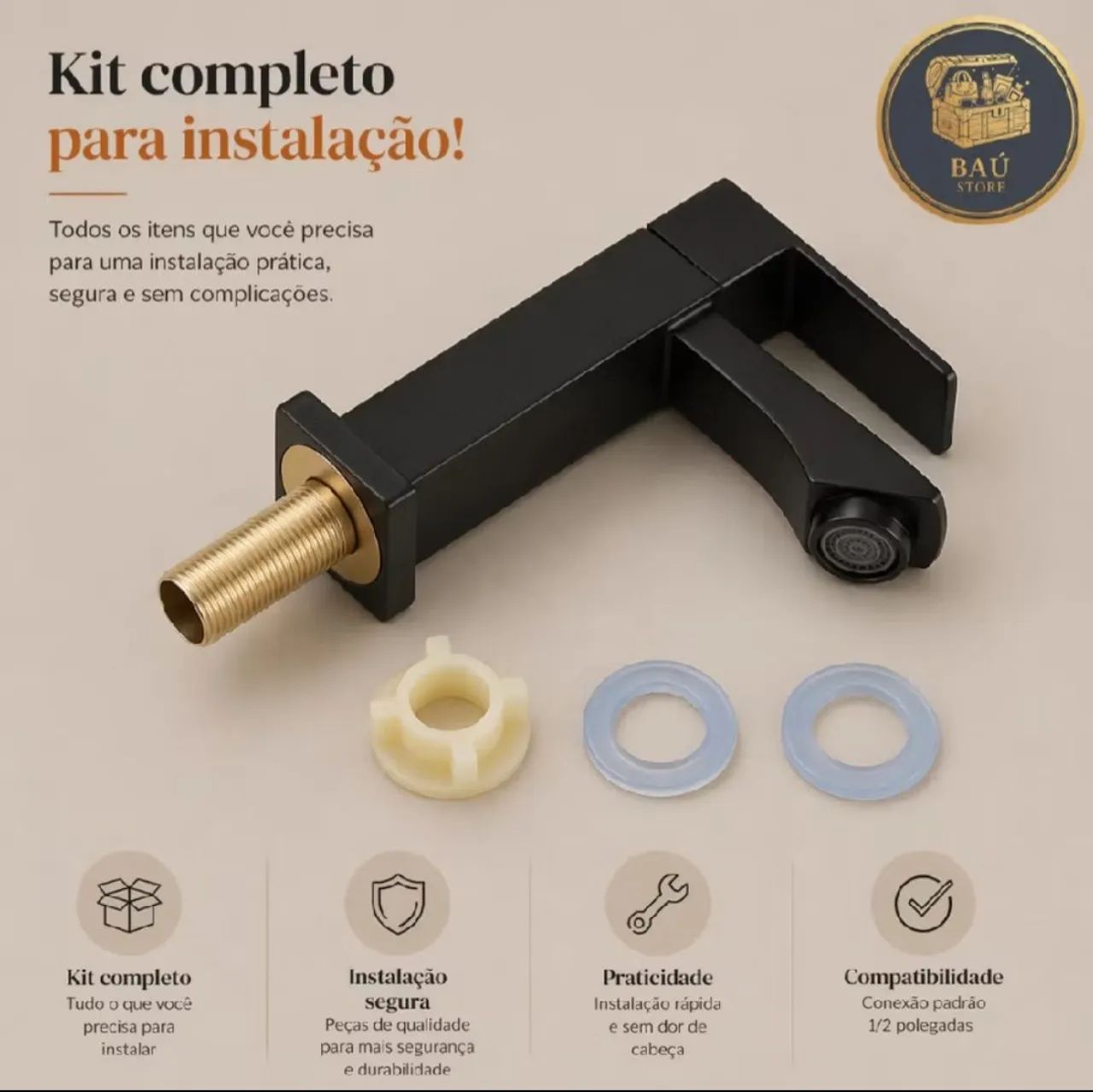 Torneira para banheiro de luxo  - Foto 3