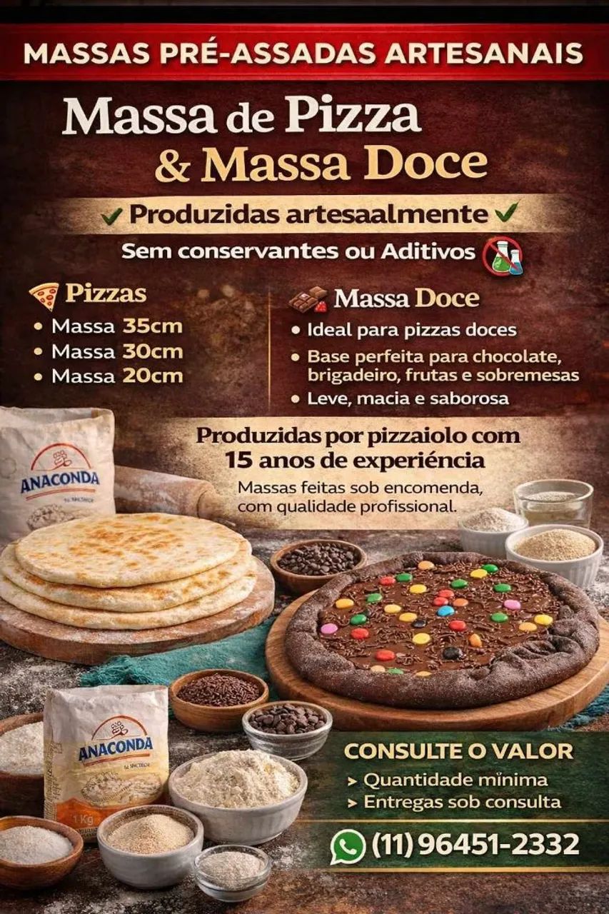 Massa de Pizza Pré Assadas  - Foto 5