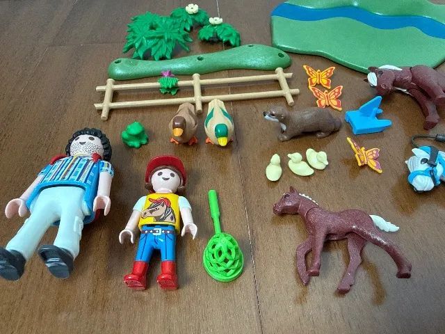 Playmobil passeio poney 70512 - Foto 4