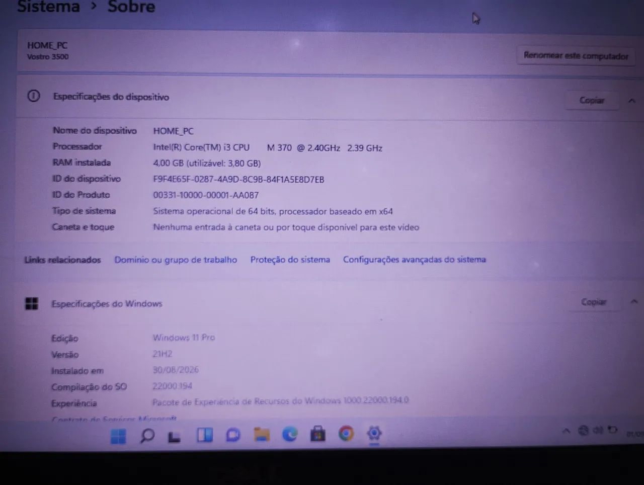 Notebook Dell Vostro 3500 (Processador i3) - Foto 5