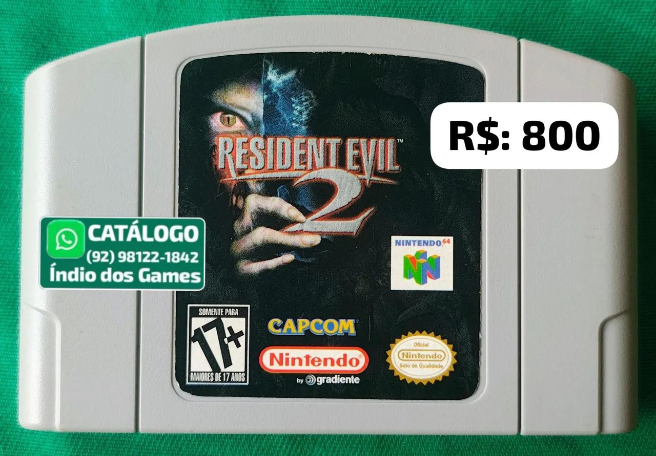 Resident Evil 2 Gradiente = R$: 800