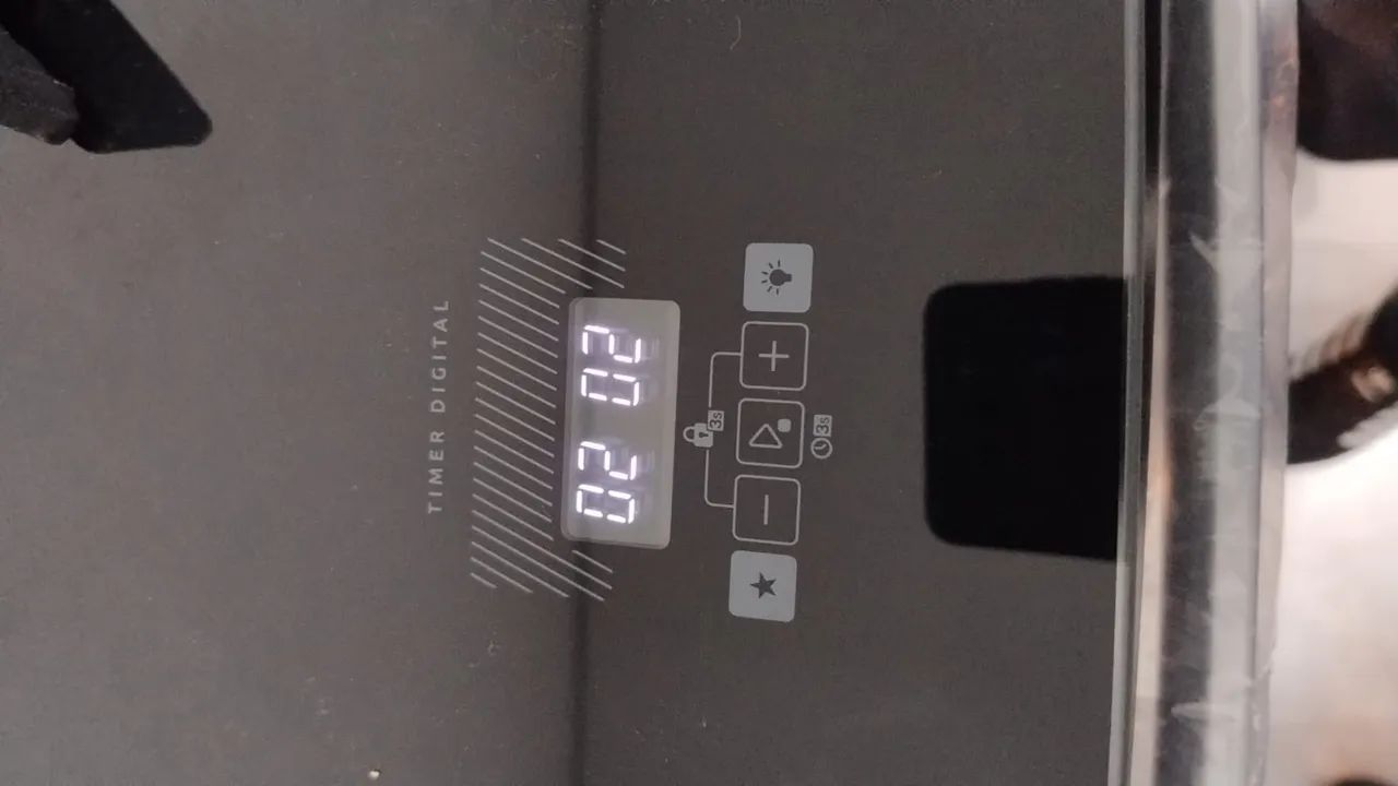 ? FOGÃO DIGITAL DAKO 5 BOCAS ? MESA DE VIDRO ? - Foto 4