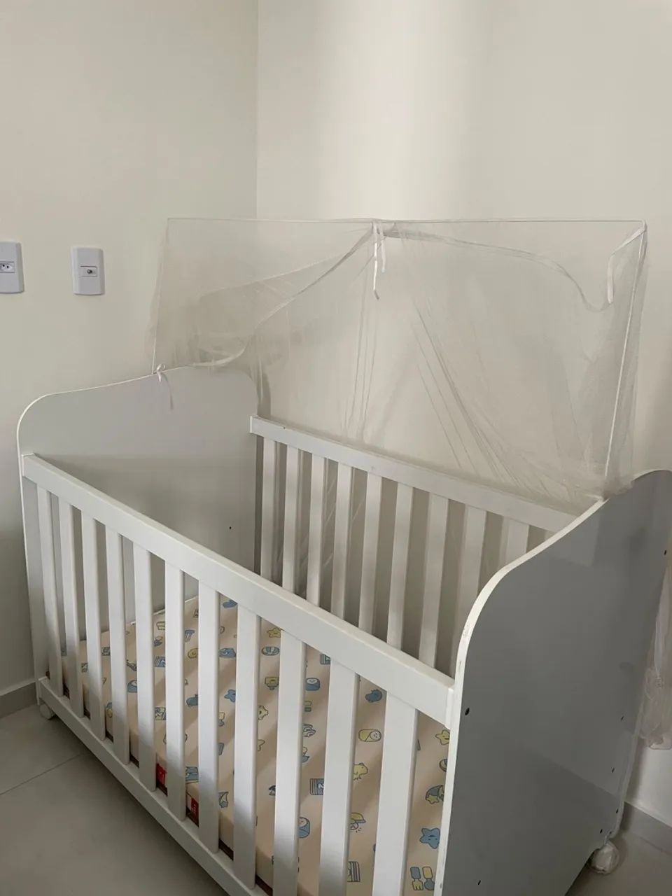 Berço americano branco  - Foto 4