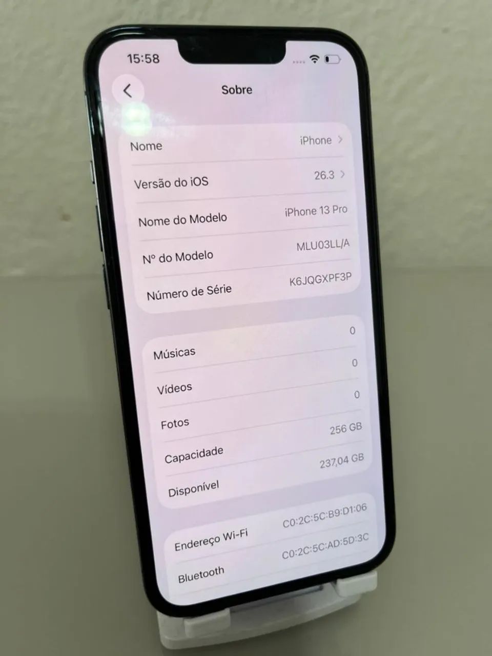 IPhone 13 pró 256Gb 93% saúde da bateria muito zero - Celulares e