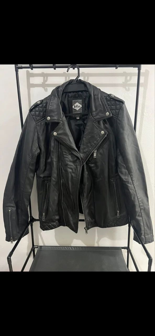 Blusa de couro Lee Cooper importada nunca usada tamanho M
