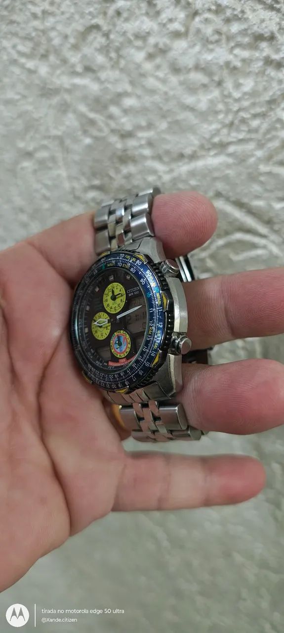Relógio Citizen navihalk c300 esquadrilha da fumaça tudo ok  - Foto 3