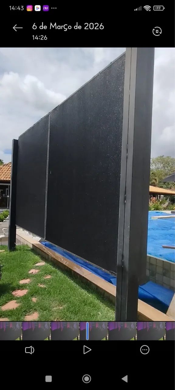 Telão 3x2 metros piscina outdoor  - Foto 2
