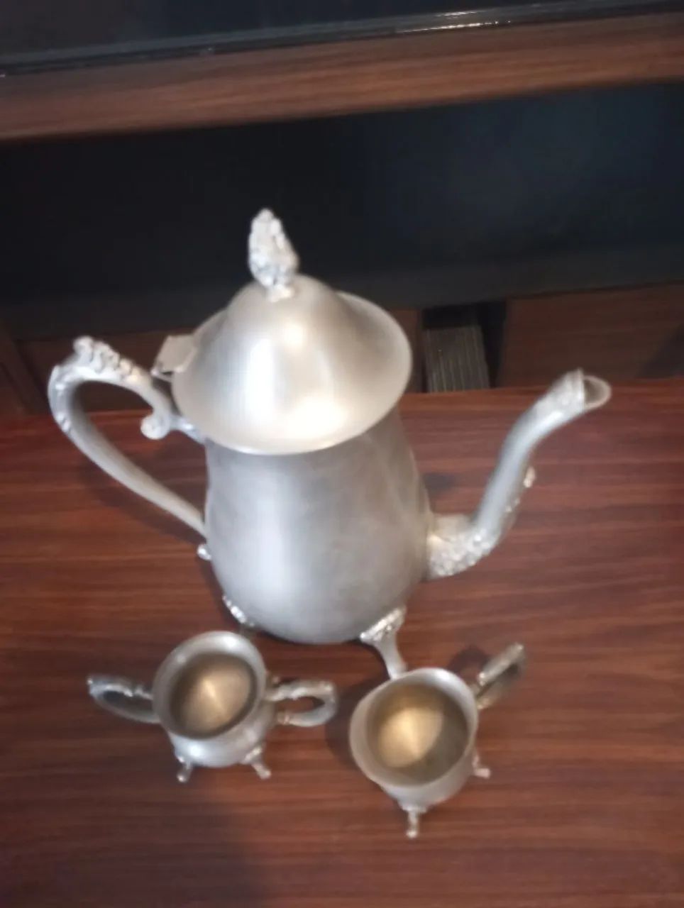 Bule de chá antigo inox - Foto 5