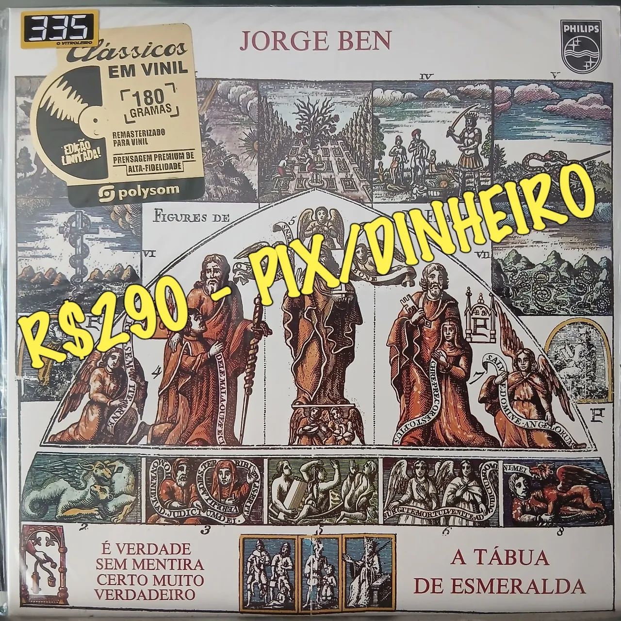 Disco de vinil Jorge Bem A Tábua de Esmeralda