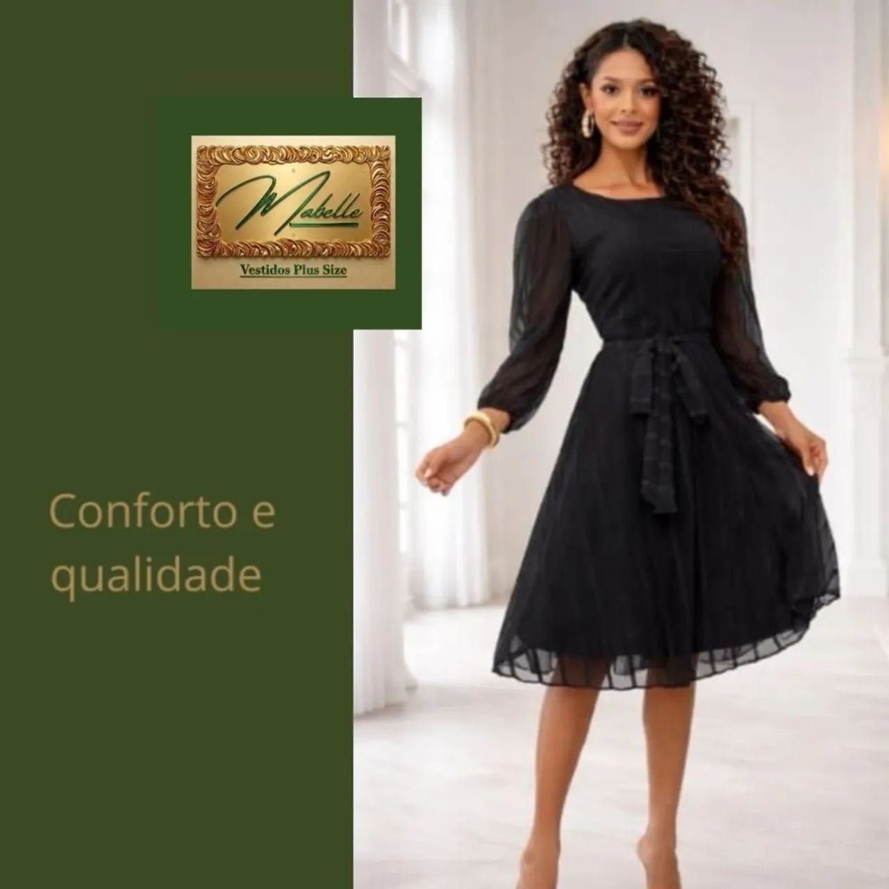 Vestido Social Tule - Foto 2