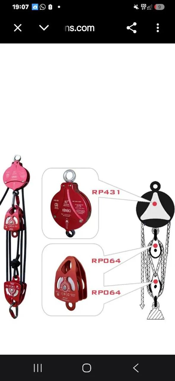 Equipamentos para resgate, rapel e outras atividades 1200 aceito proposta  - Foto 4