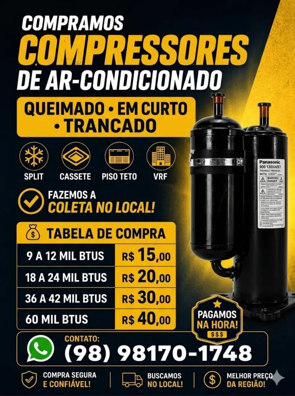 Compressor De Ar Condicionado 