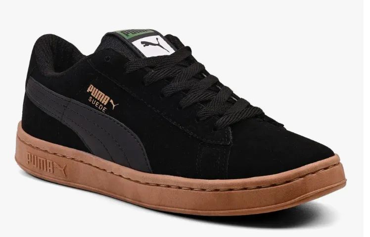 TENIS PUMA SMASH V2 BDP PRETO CAMURÇA