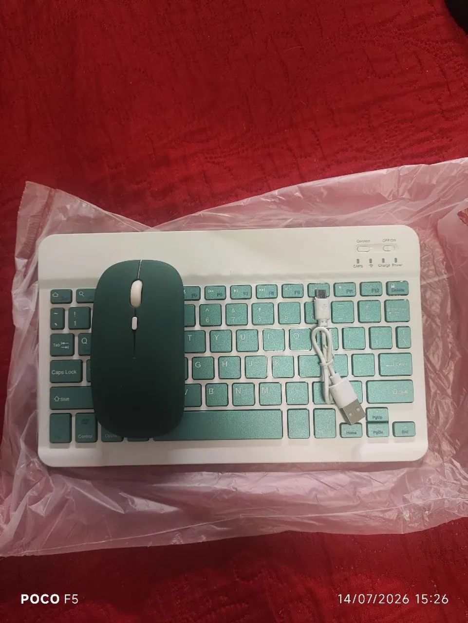 TECLADO E MOUSE SEM FIO - Foto 4