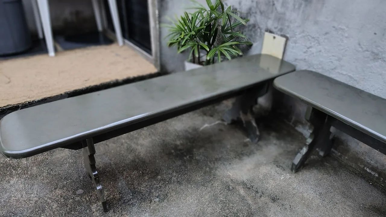 Banco de ardose sem encosto- PERFEITO. ACEITO OFERTA - Foto 2
