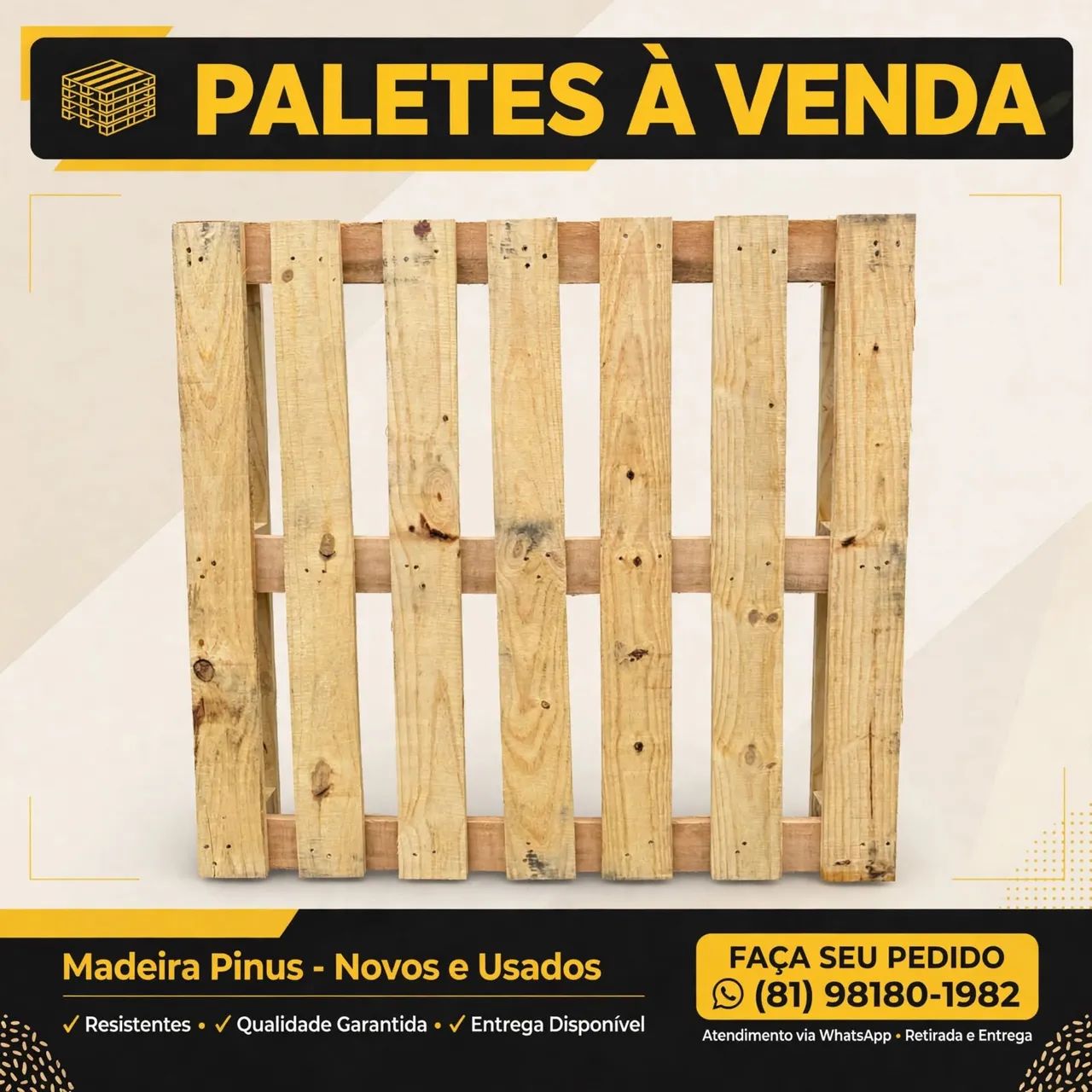 Pallet em madeira 