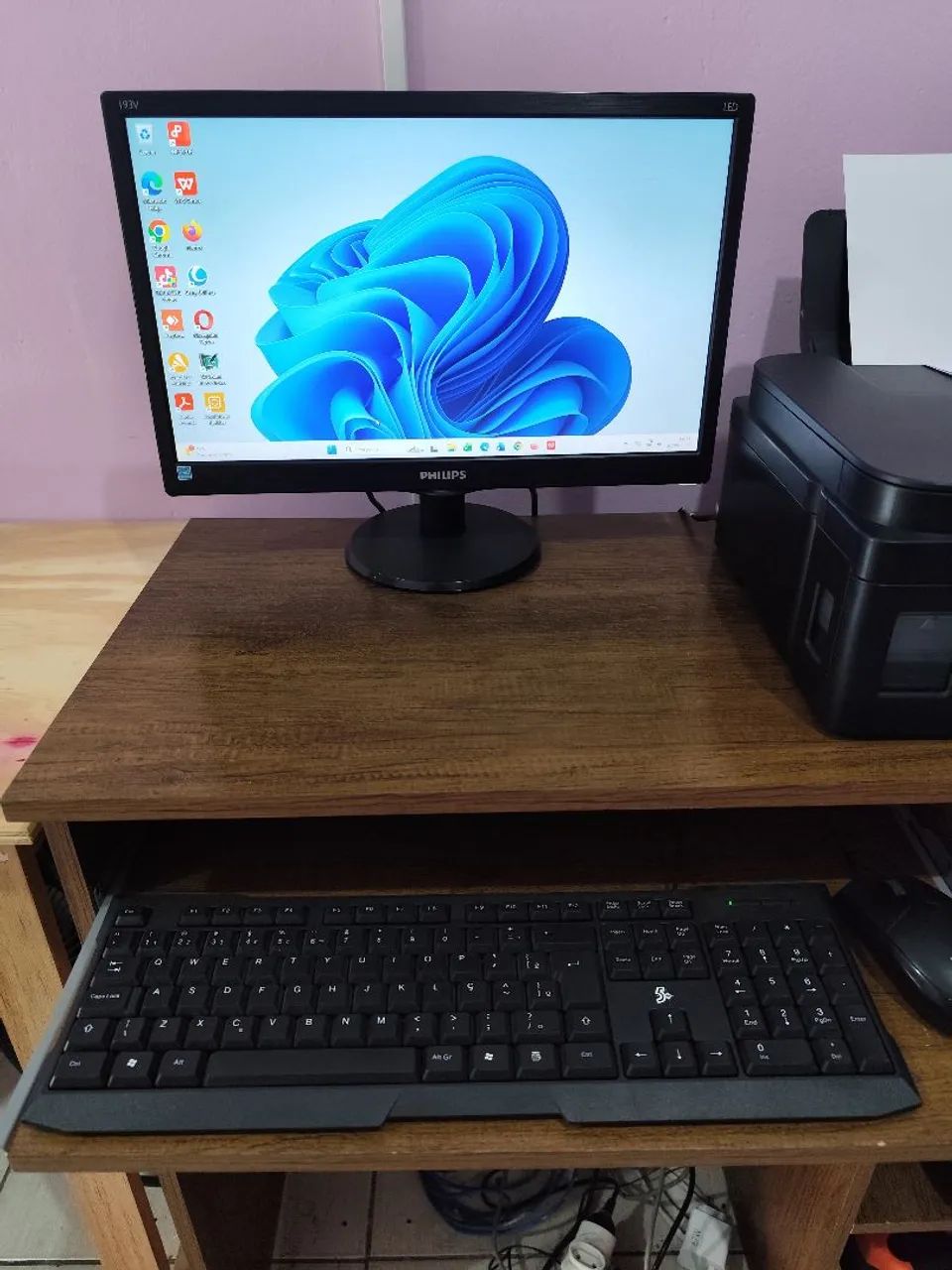 Computador Intel core i5 completo com tela Philips e teclado mouse envio rápido. - Foto 3